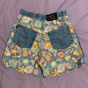 Steel jeans shell shorts